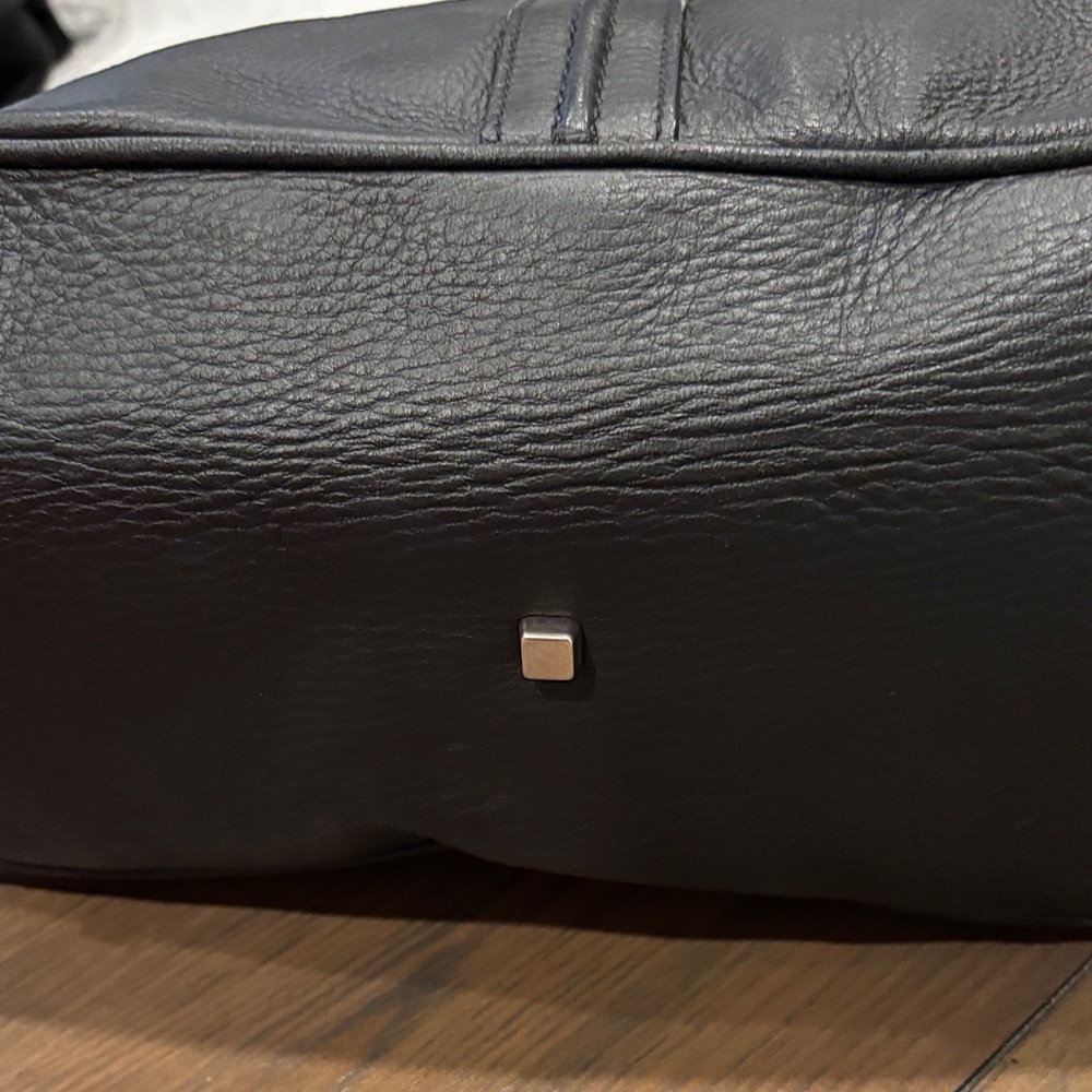 Valextra Elegant Black Leather Tote Bag Made in Italy Beautiful - Picture 7 of 14
